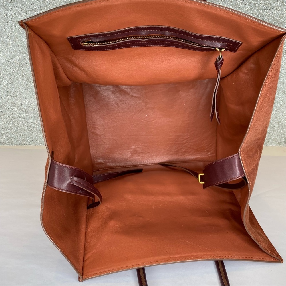 Celine Medium Phantom Medium Luggage Tote Brown Suede - Picture 7 of 16